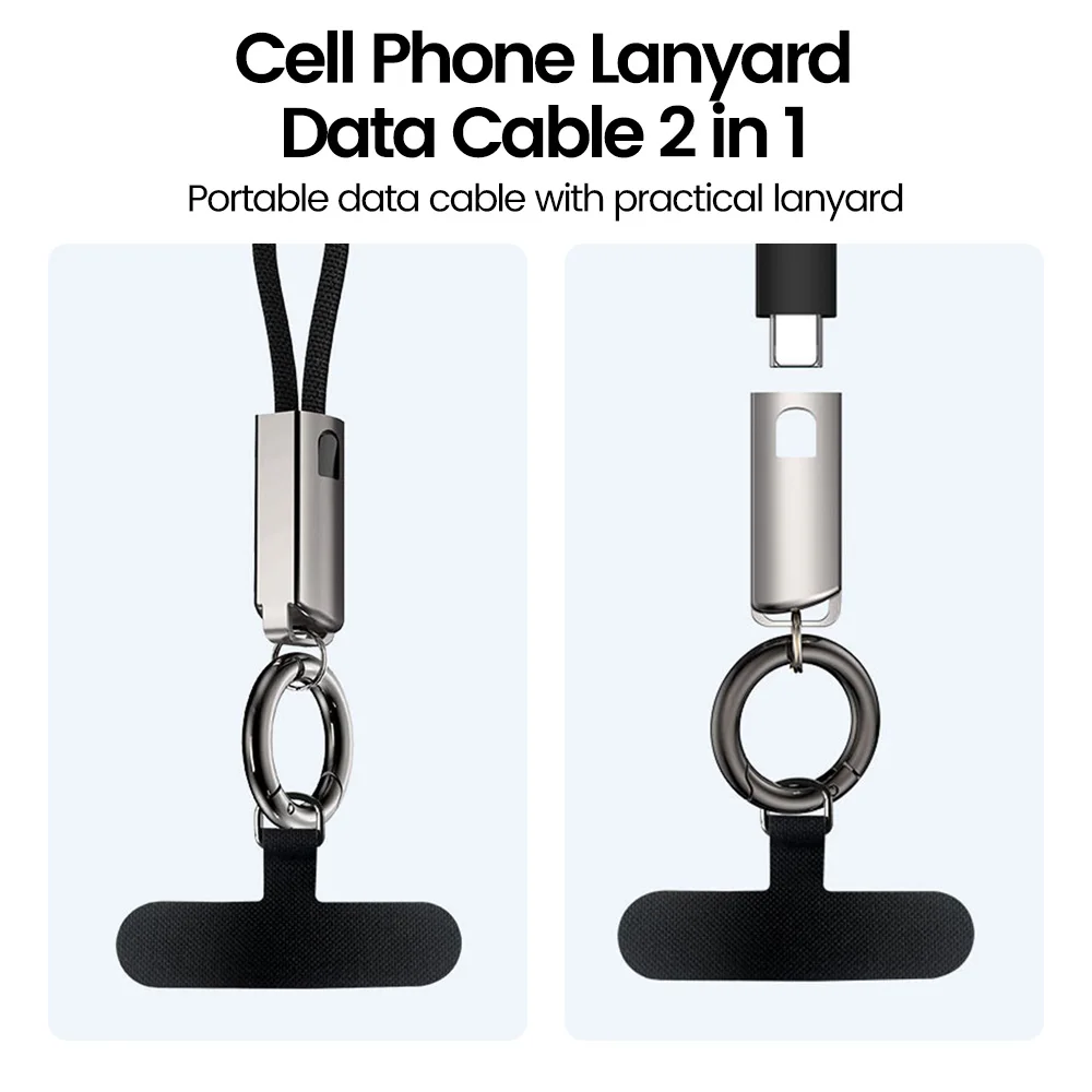 Брелок типа C TO Type Кабель PD 65 Вт Шнур для быстрой зарядки данных iPhone 15 Pro Max Plus Xiaomi