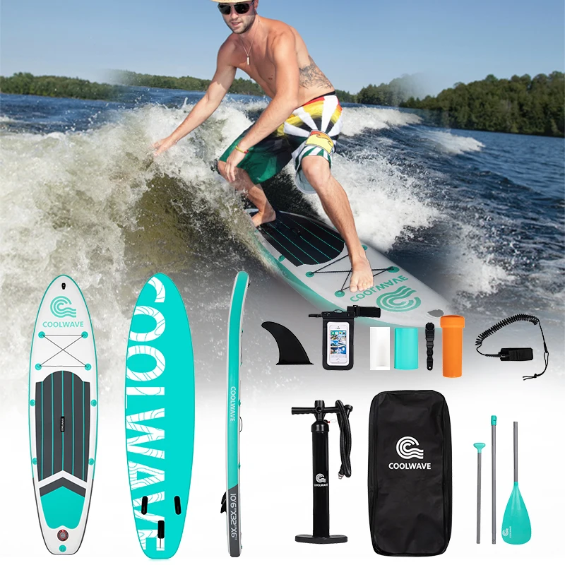 

COOLWAVE 10 '6 ''x32'' X6 ''надувная доска с фотоэлементами и аксессуарами
