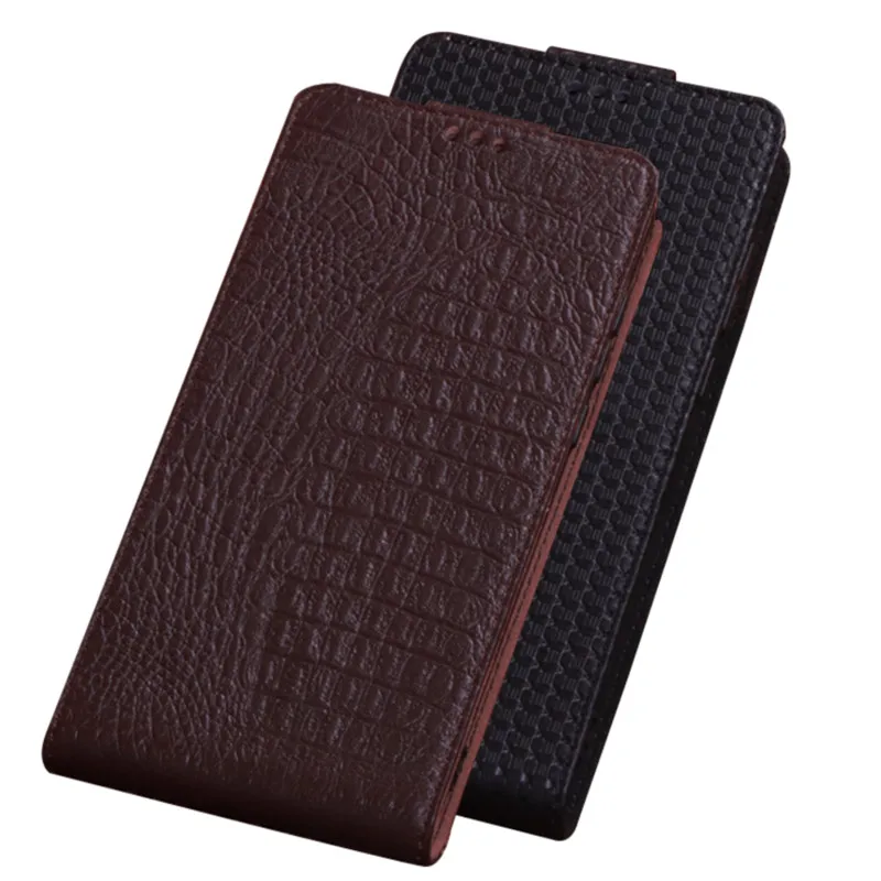 

Vertical Phone Case Genuine Leather Holster For Asus ZenFone 4 Max ZC554KL/Asus ZenFone 4 Max ZC520KL Phone Bag Up and Down Capa