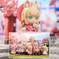 ninizee pink love island blind box cherry blossoms series mystery box toys guess bag figure kawaii model lovely birthday gift