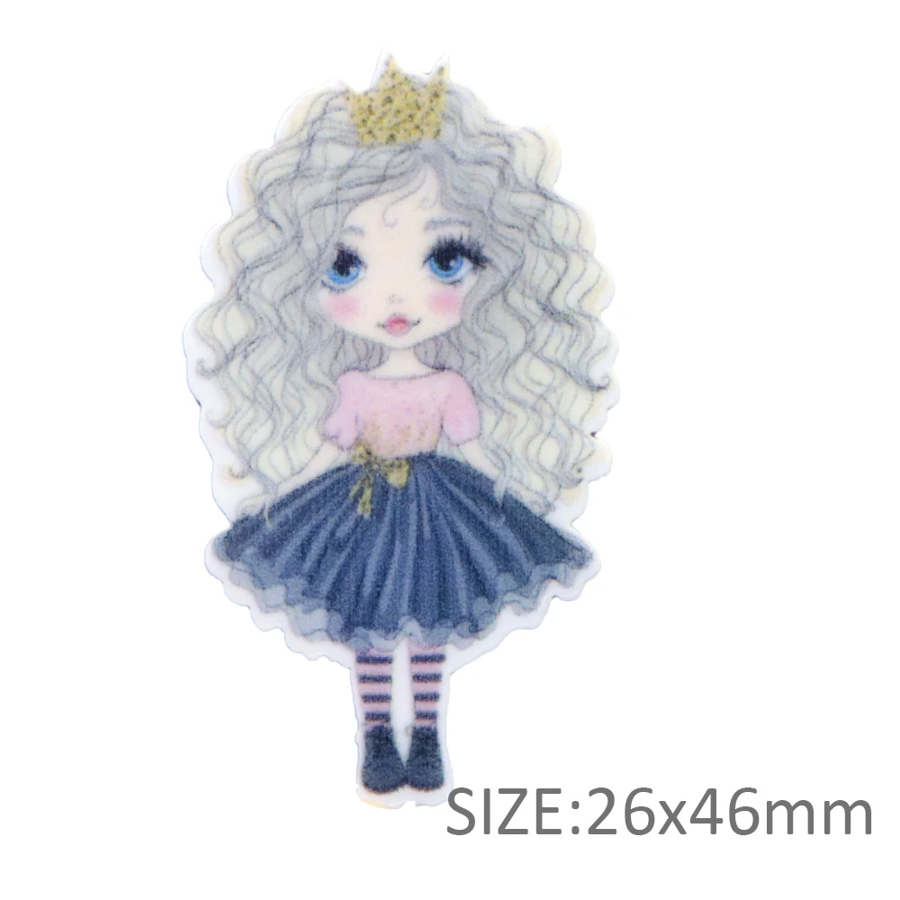 10 шт./лот мультяшная игрушка единорог Кролик Девочка акриловая принцесса с