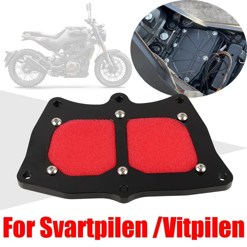 Motorcycle Accessories Intake Air Filter Cover Guard Protector For Husqvarna Svartpilen 401 250 200 125 Vitpilen