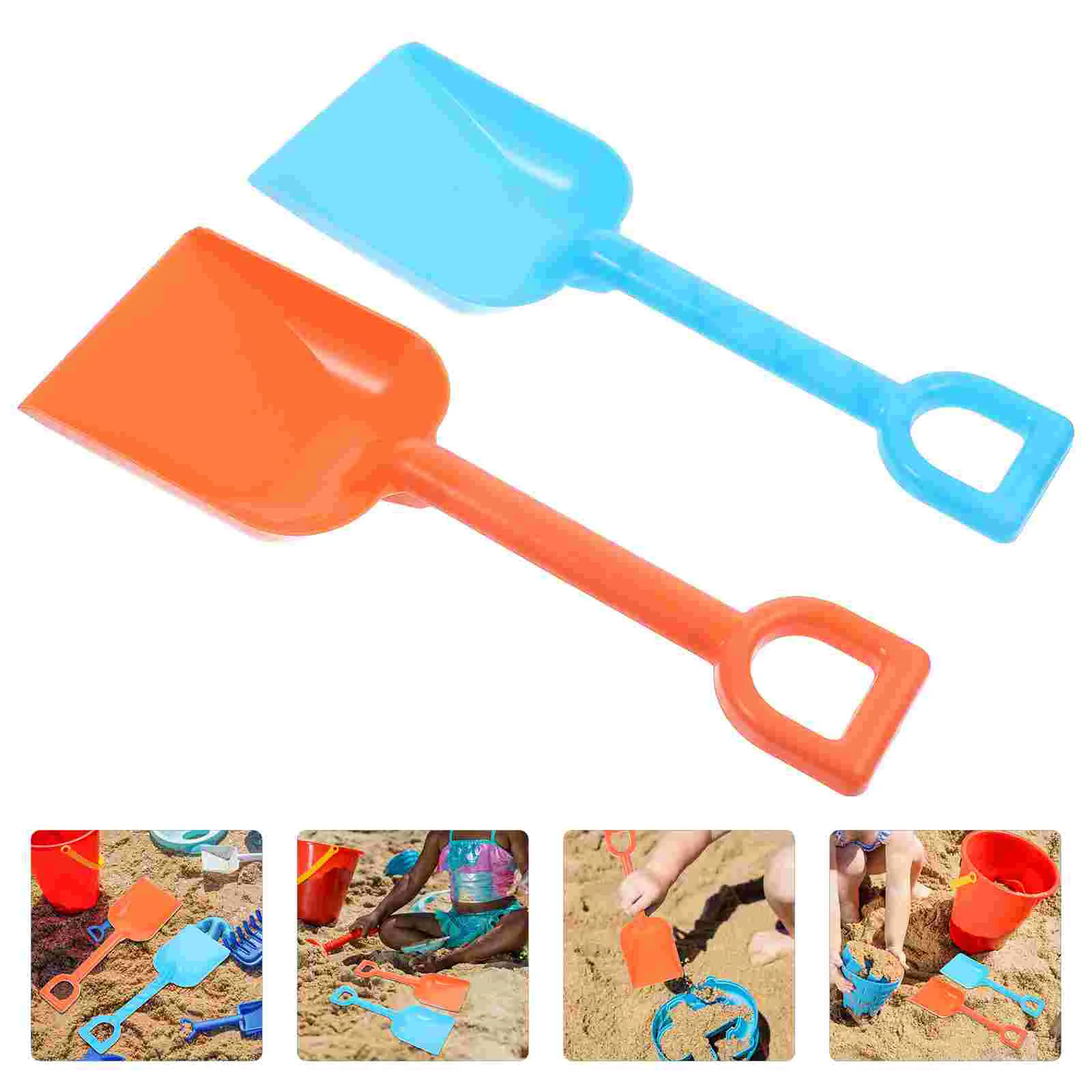

2 Pcs Beach Summer Kids Toys Sand Digging Shovels Pp Small Children Outdoor Toddler Funny Inflatable
