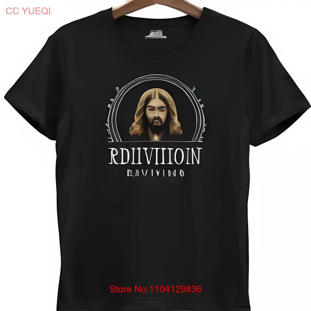 Мужская черная футболка с текстю Равивино и иллюстрацией векторного