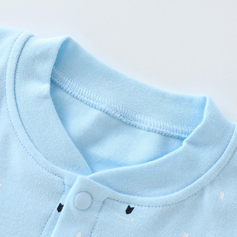 Одежда для новорожденных хлопковые детские комбинезоны с длинным рукавом весна