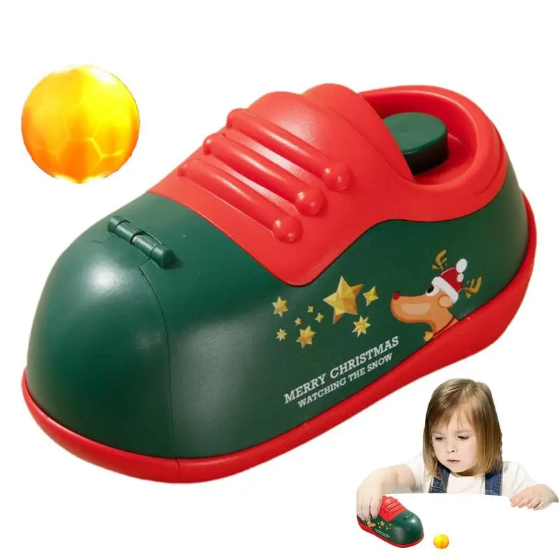 

Рождественская футбольная обувь, игрушка, подарок, довольно безопасная футбольная обувная пусковая установка для детей, симуляция соревнований, милая забавная привлекательная игрушка