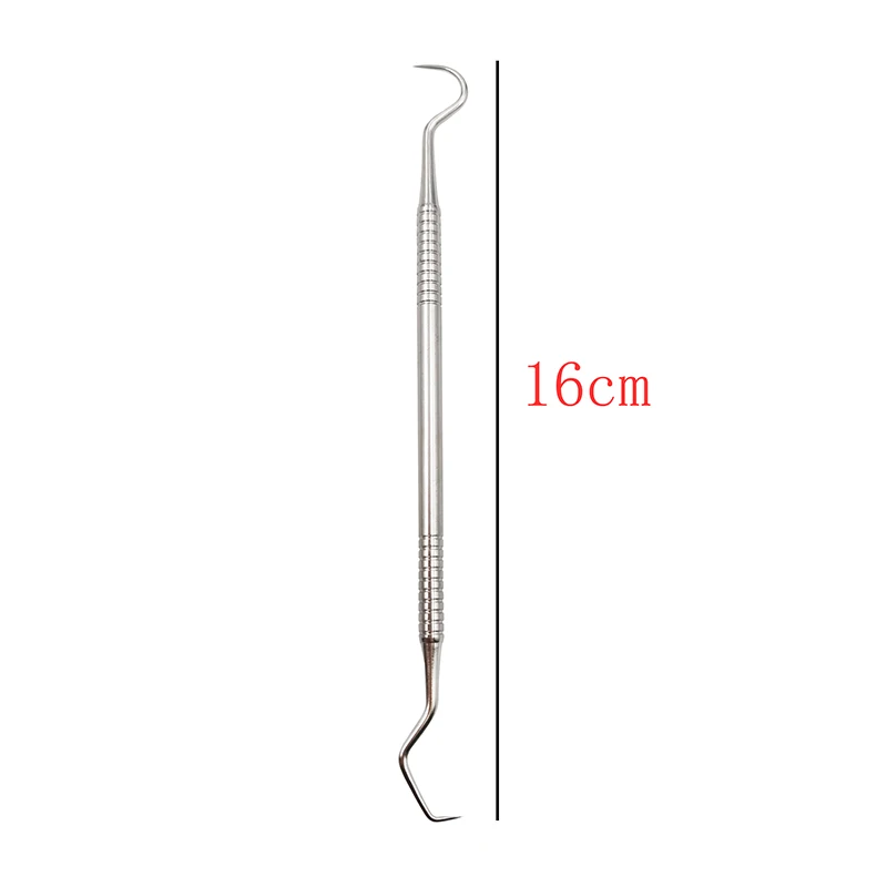 

Dentist Teeth Clean Hygiene Explorer Probe Hook Pick Stainless Steel Double Ends Dental Instrument Tools