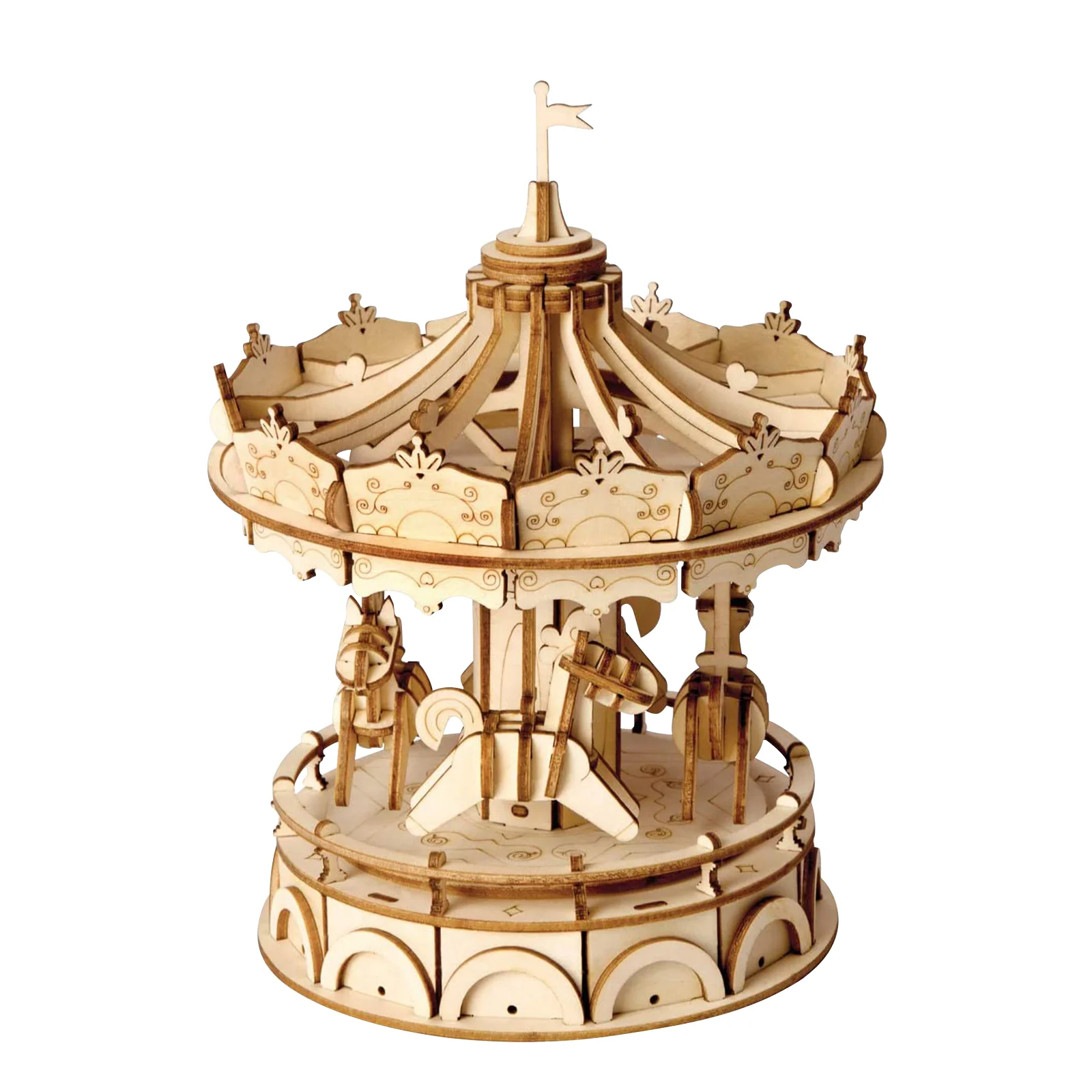 

1 Set Pretty Great 3D Assemble Puzzle Wooden Puzzle Toys for Gift Children Adult