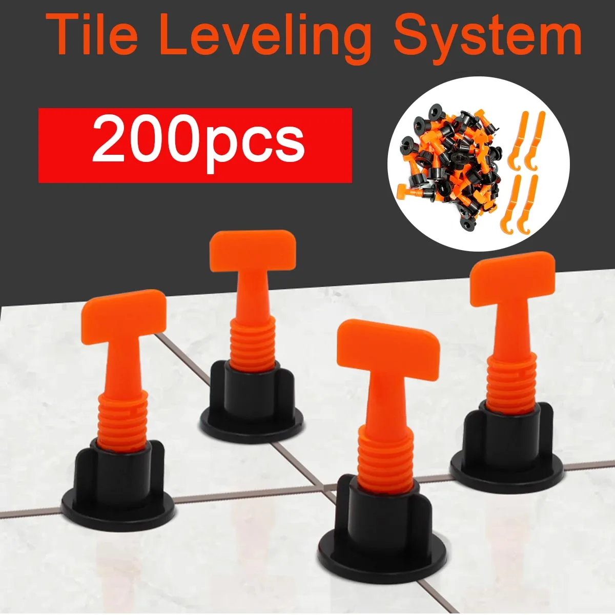 

Reusable Tile Leveling System Replaceable Needle Pin for Wall Floor Tile Laying Leveler Spacer Wedge Crossers Tool Locator Plier