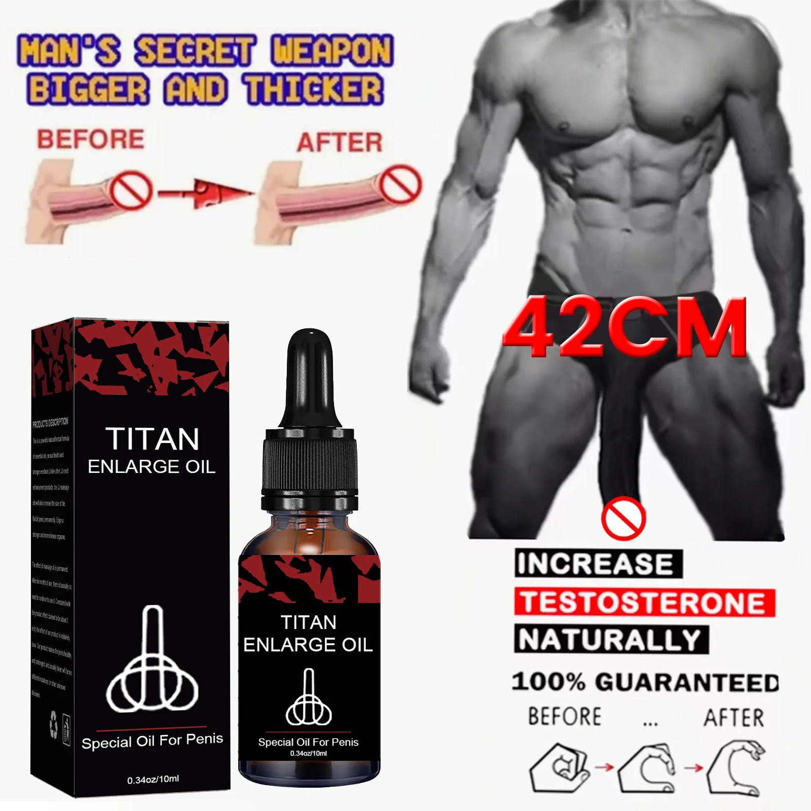 

Penis Thickening Growth Man Biggest Enlargement Liquid Cock Erection Enhance Health Care Enlarge Massage Enlargement Oil 10ml