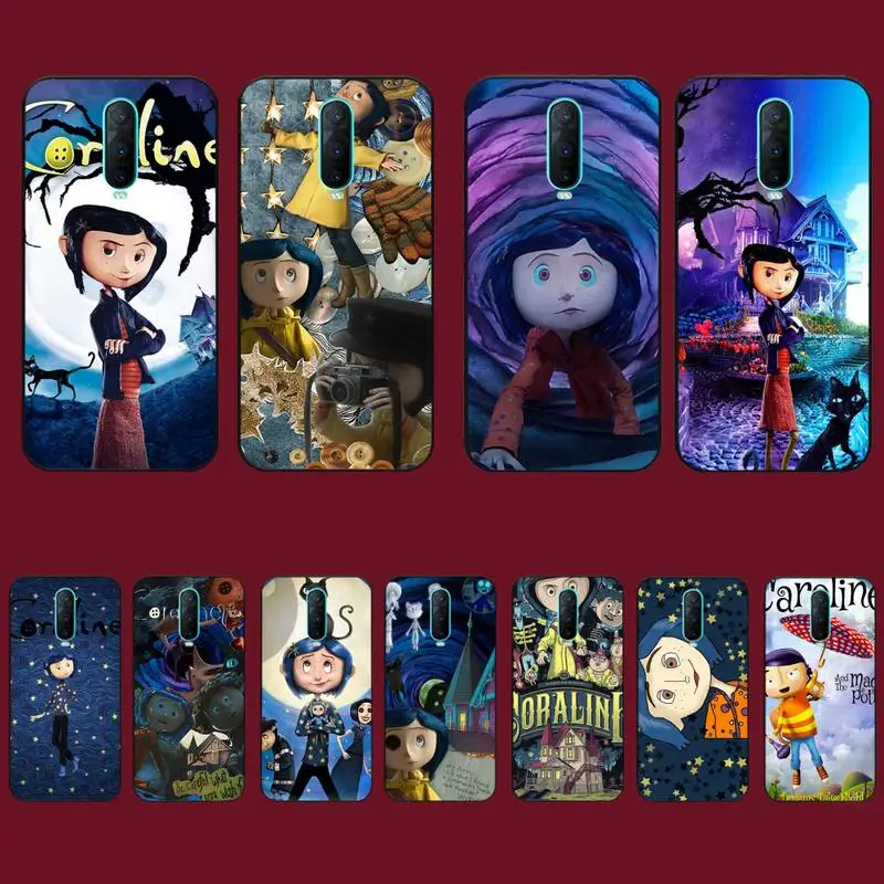 

C-Coraline and the magic door Phone Case for Vivo Y91C Y11 17 19 17 67 81 Oppo A9 2020 Realme c3