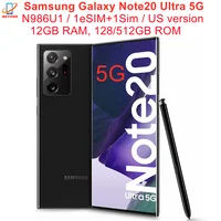 Samsung Galaxy Note20 Ultra 5G Note 20U N986U1 6.9" 12GB RAM 128/512GB Octa Core Snapdragon Original Unlocked Android Cellphone 1