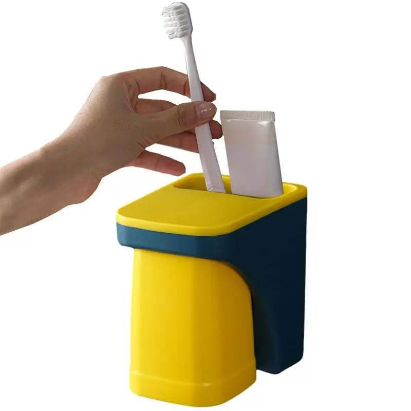 

Wall Mount Toothbrush Holder Magnetic Wall Mounted Toothbrush For Bathroom Toothbrush Holder Set Bathroom Organizer Storage