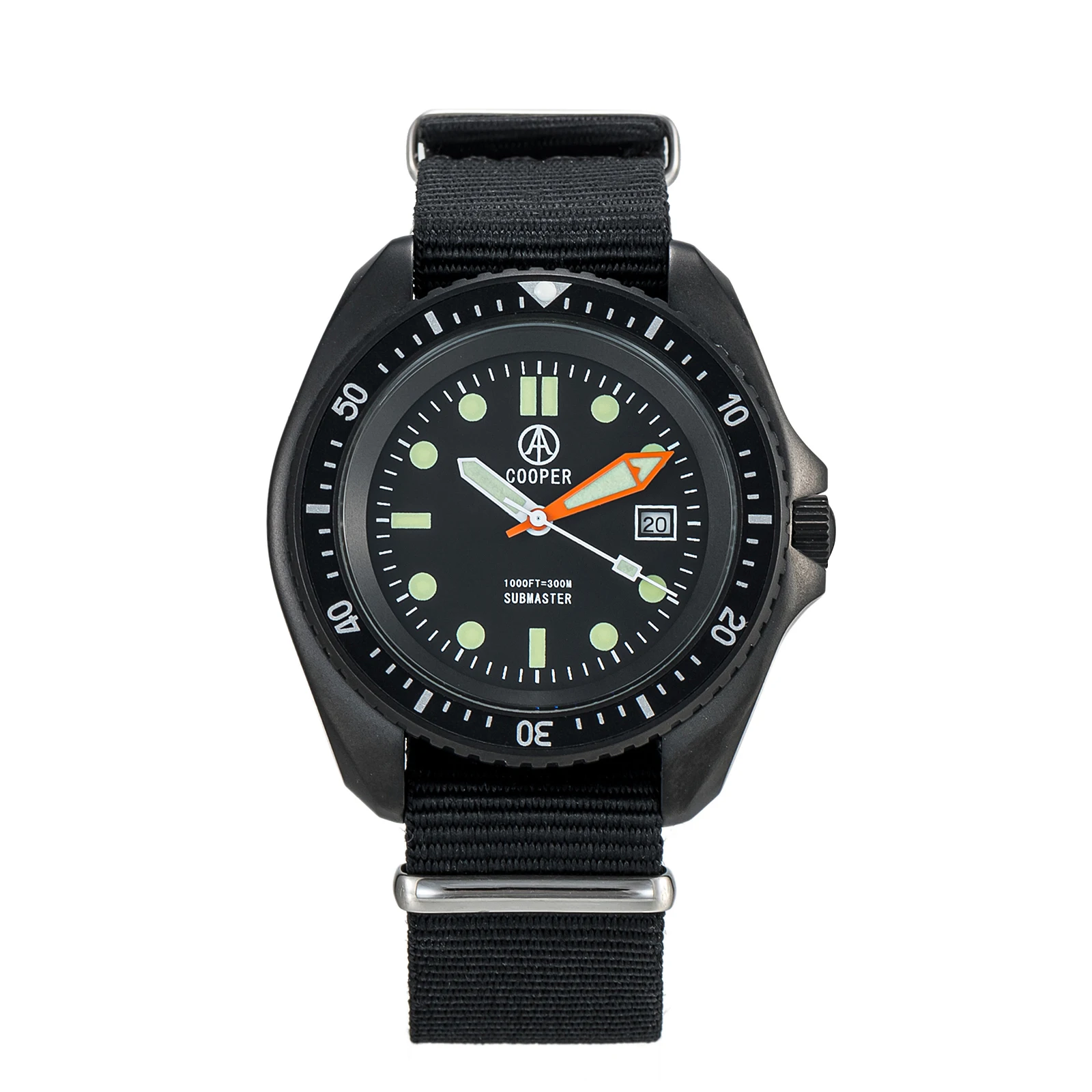 

QIMEI Classic US Special Forces UDT Military Army Sport Outdoor Men's Diver Wrist Watch1000ft Water Resistant IP Black New 2022