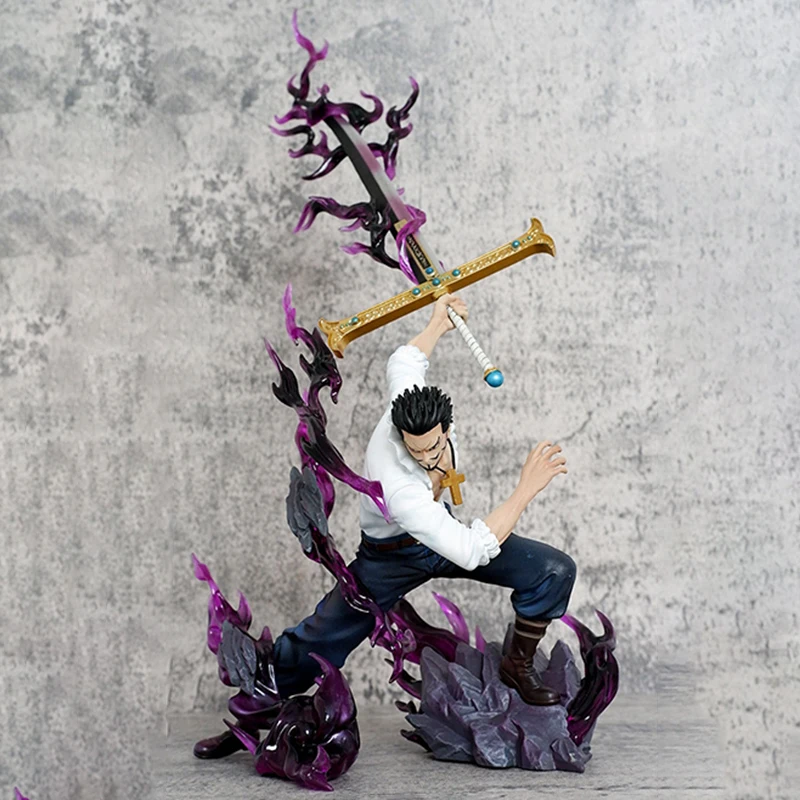 Dracule Mihawk One Piece Фигурка 35 см Pieces Ястребский глаз Фигурки Игрушки Аниме Модель