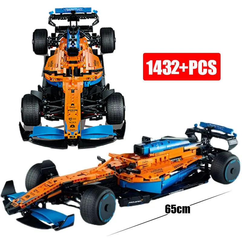 

2022 NEW Technical Compatible 42141 McLarened Formula 1 Race Car Model Buiding Block City Vehicle Bricks Kits Toys For Children