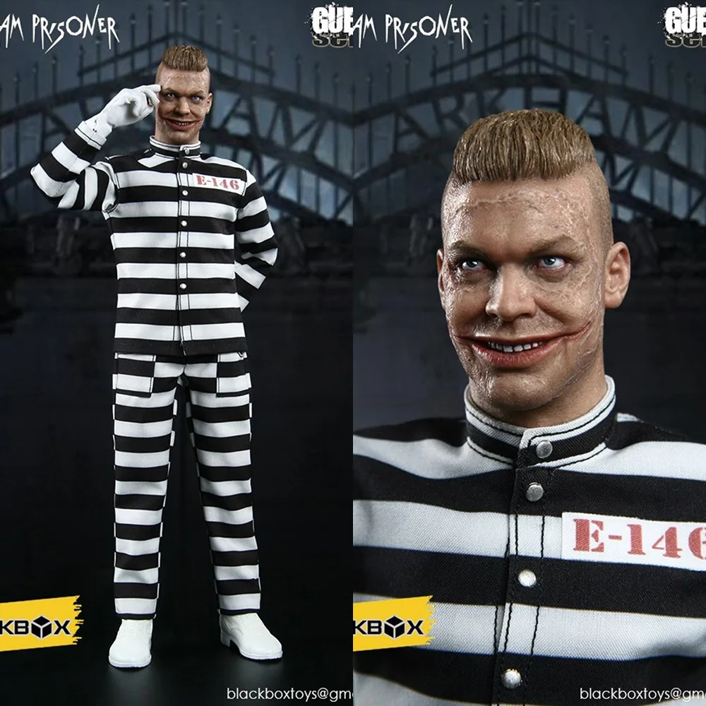 

In Stock BLACKBOX BBT9013 1/6 Scale Arkham Prisoner Jerome 12 Inch Male Soldier Action Figure Model Toys for Fans Gifts