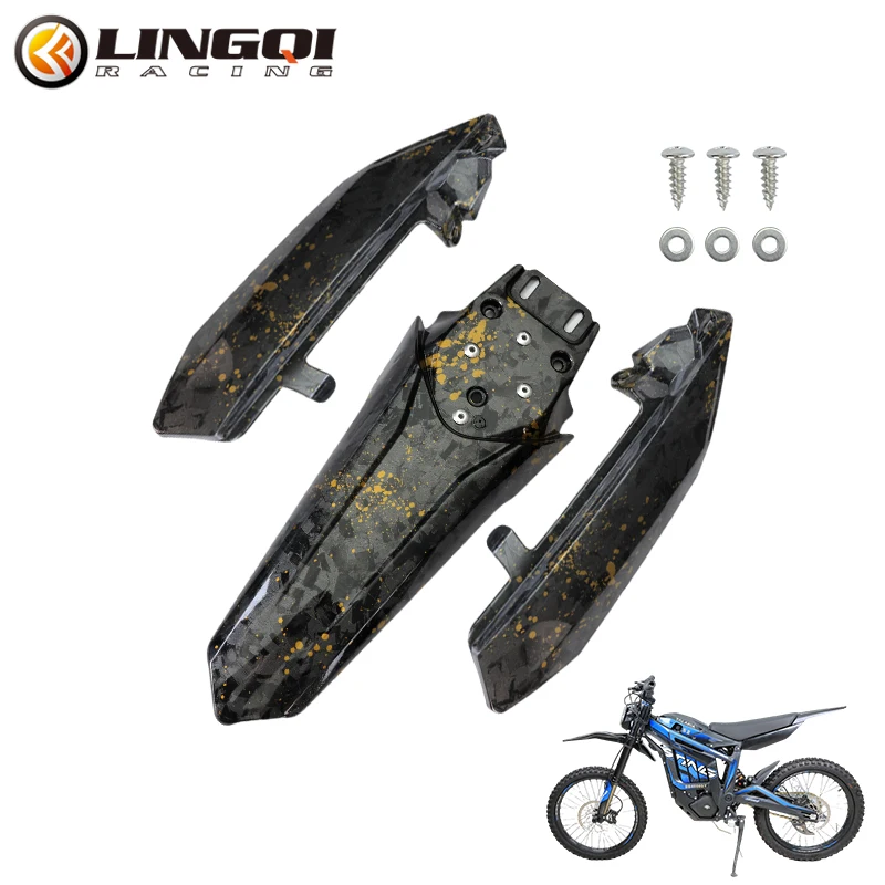 

Комплект обтекателя мотоцикла LINGQI RACING, боковая панель и заднее крыло для Talaria Sting MX3 MX4 MX5 Pro, электрический велосипед для грязи, мотокросс