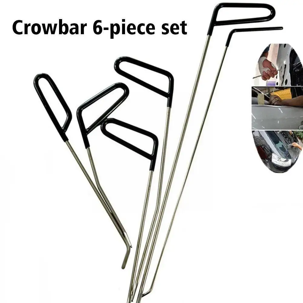 

Car Hail Remover Hooks Rods Repair Tool Paintless Dent Pen Body Restore Dent Down Dings Metal Knock Sheet Auto Repairing Se C8u0