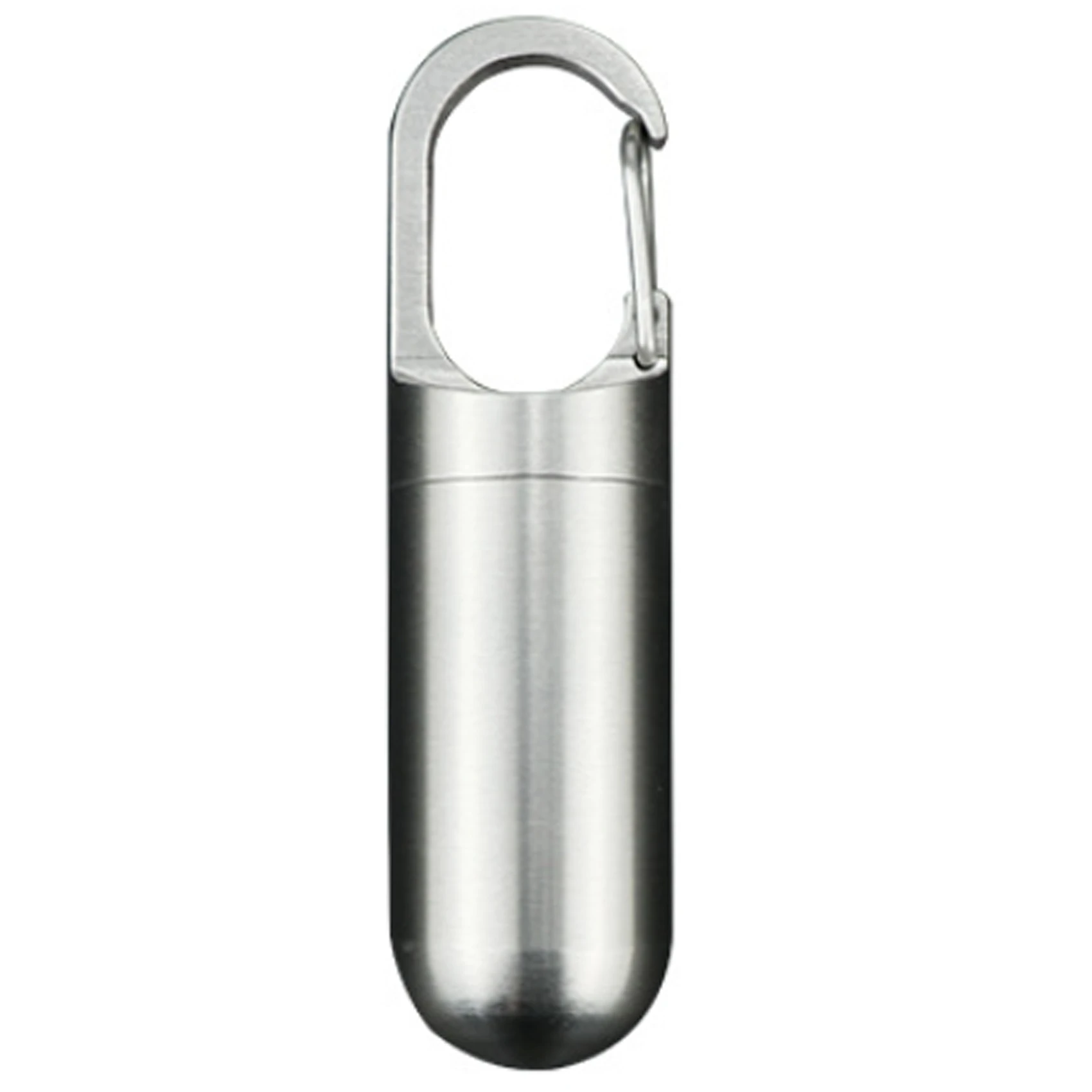 

Mini Sealed Storage Pill Box Pill Container Storage Box Stainless Steel Waterproof Outdoor Travel First Aid Kit (Big)