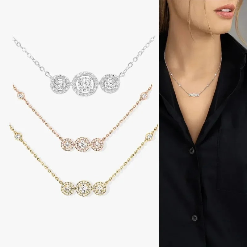 Мессенджер Colgante 2024 Nuevo en Plata S925 joyery Femenina Стиль шик и современный идеально подходит