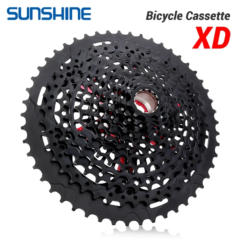 SUNSHINE XD Structure Велосипедная кассета 12 скоростей 9T-50T Черный горный велосипед с