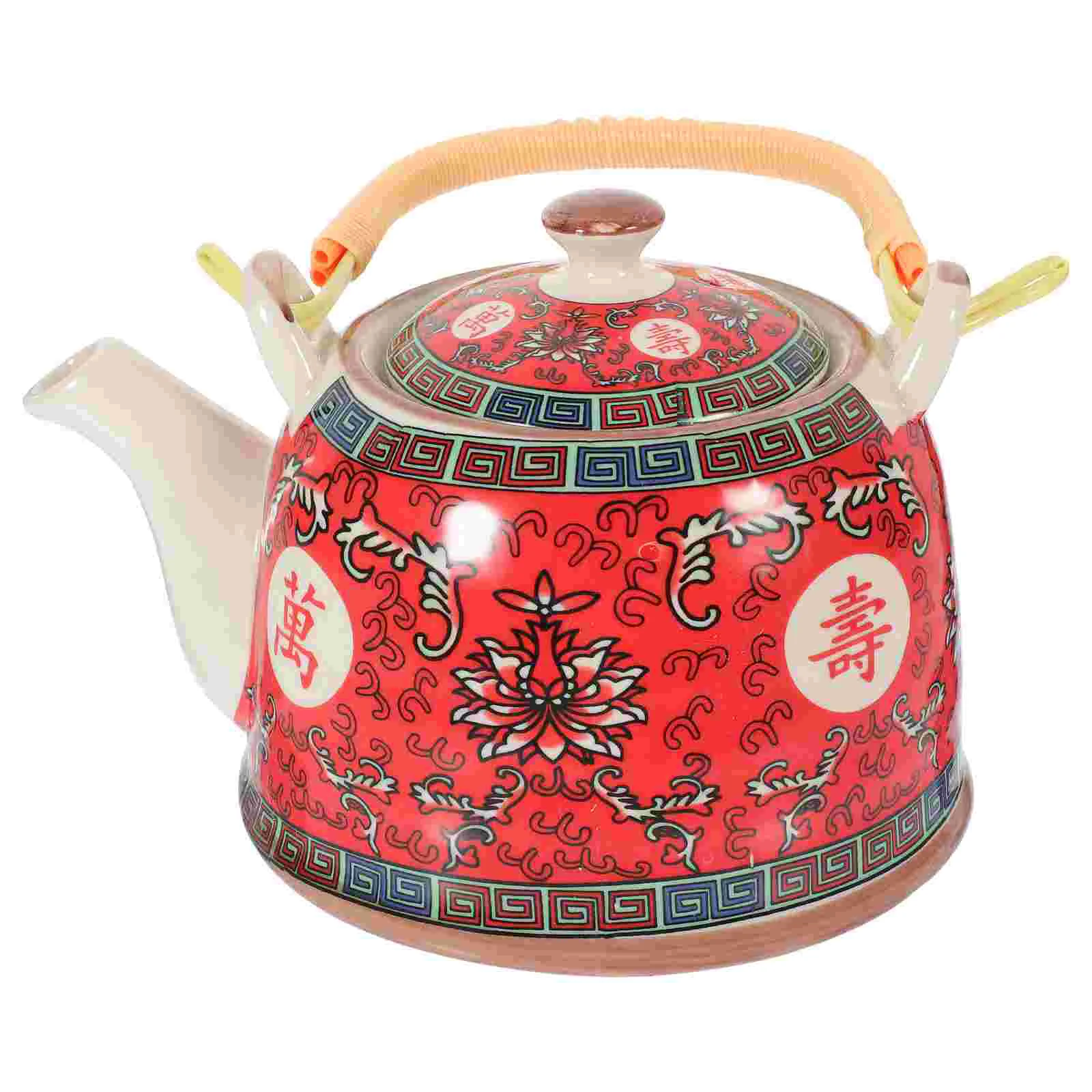 

Travel Tea Kettle Portable Teapot Porcelain Desktop Decor Ceramic Pitcher You Can