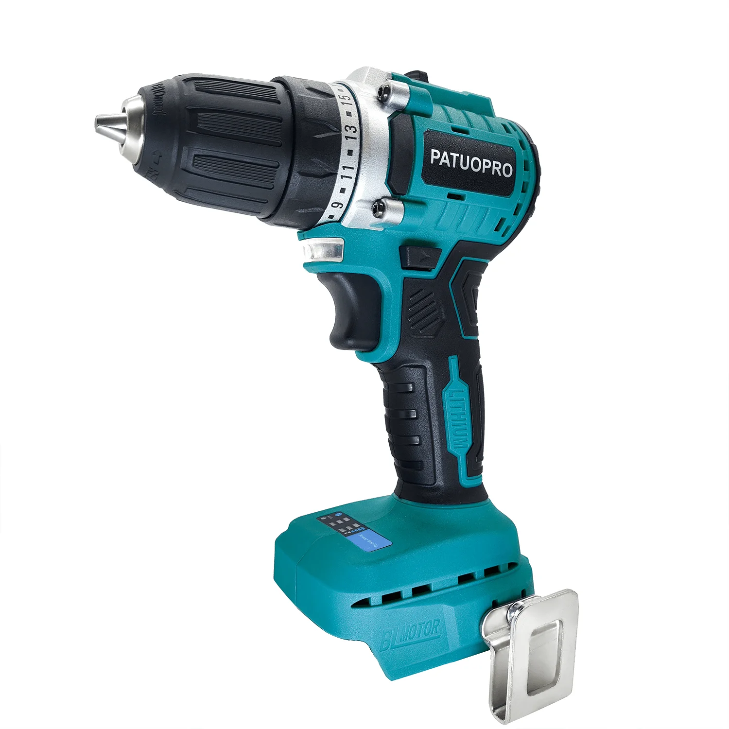 10 мм Беспроводная бесщеточная дрель, электрическая ручная дрель, отвертка, 2 скорости, 23 положения крутящего момента, подходит для батареи Makita 18 в (без батареи)