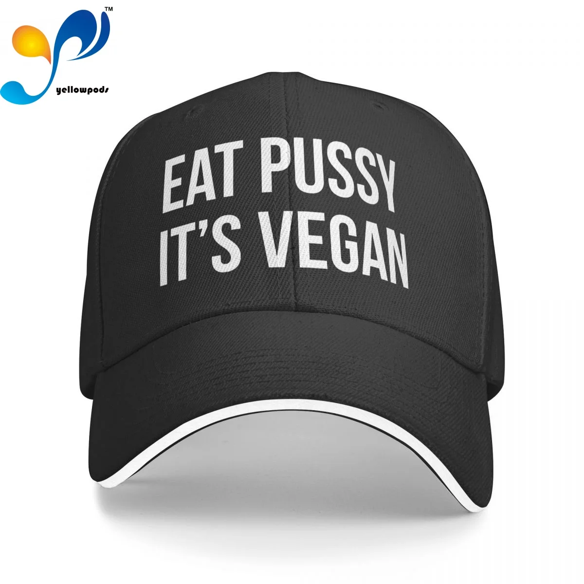 

Baseball Cap Men Eat Pussy Its Vegan Fashion Caps Hats for Logo Asquette Homme Dad Hat for Men Trucker Cap