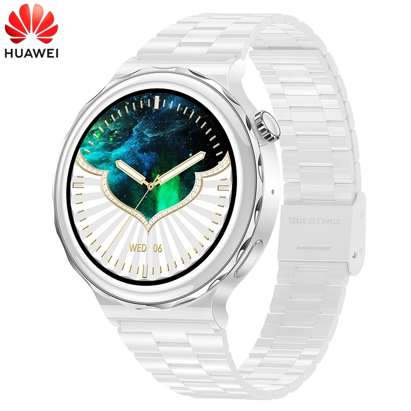 

Женские Смарт-часы Huawei GT 3 Pro, водонепроницаемые спортивные Смарт-часы с поддержкой Bluetooth, с беспроводной зарядкой, 2023