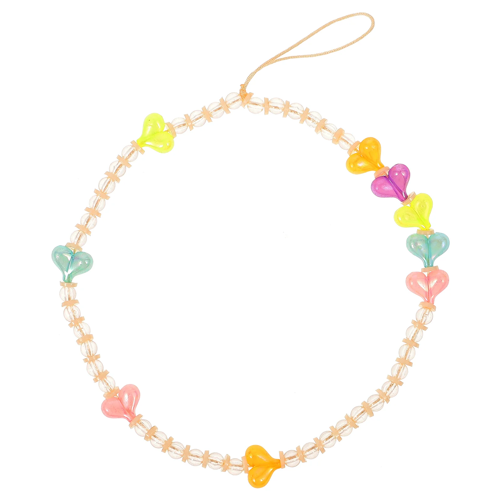 

Beaded Phone Chain Universal Cellphone Charm Decorative Phone Strap Charm for Decor