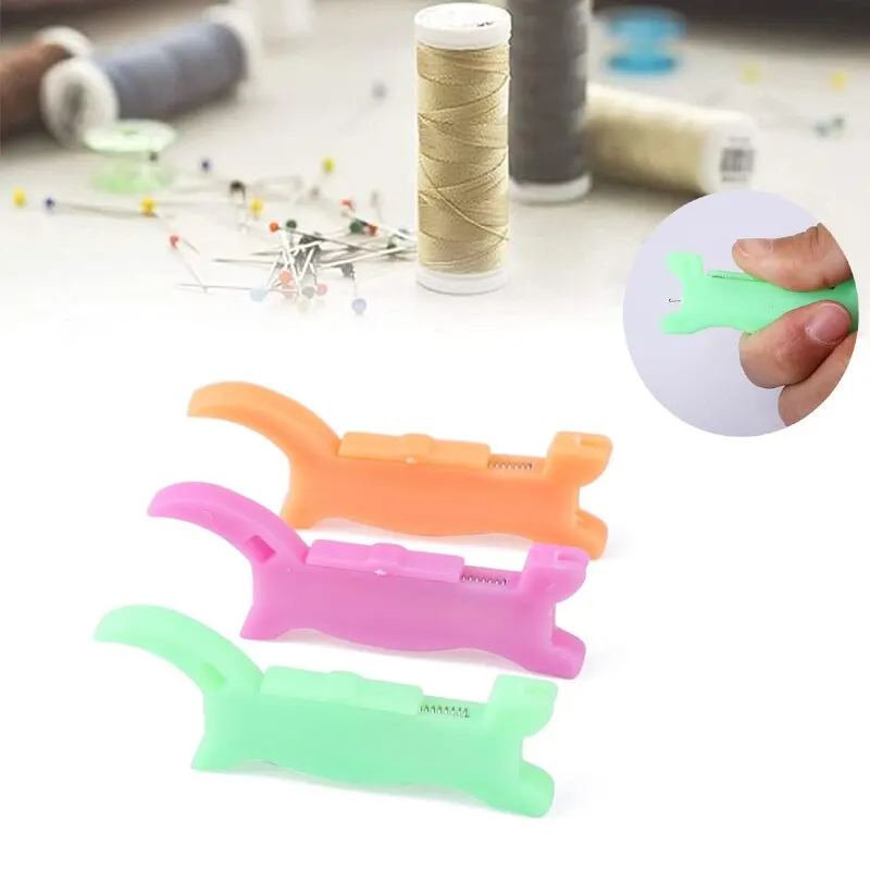 

3PCS Horse Shape Elderly Use Automatic Easy Sewing Needle Device Threader Thread Guide DIY Tool Dropshipping