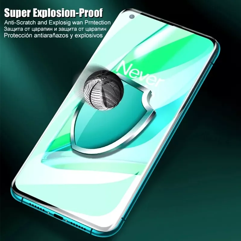 Мягкая Гидрогелевая пленка с полным покрытием для Oneplus 10 9 8 Pro Nord 2 9R защита экрана