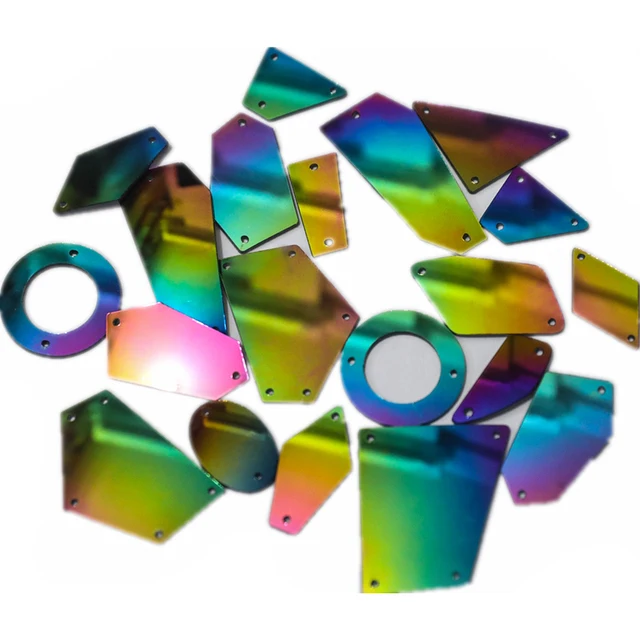 20 шт. разные размеры прозрачные кристаллы швейное зеркало аппликация со стразами