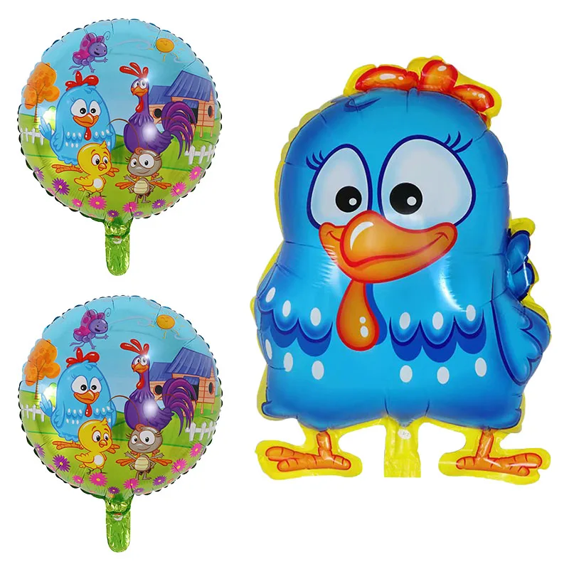 

1/5/10Pcs Brazil Auspicious Chick Balloons Lucky Chicken Air Globos Animal Farm Birthday Party Home Decorations Kids Toys Gifts