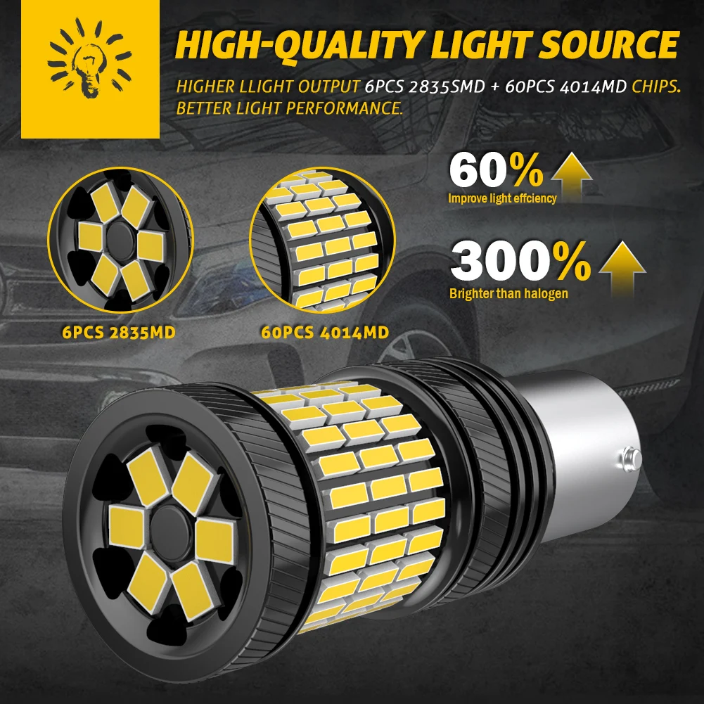 2 шт. автомобильные поворотные сигнальные лампы 12 В