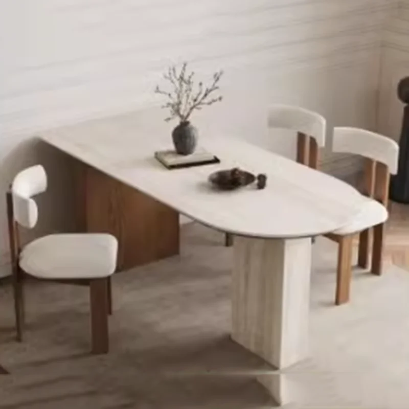 Уникальный складной обеденный стол роскошный многофункциональный современный