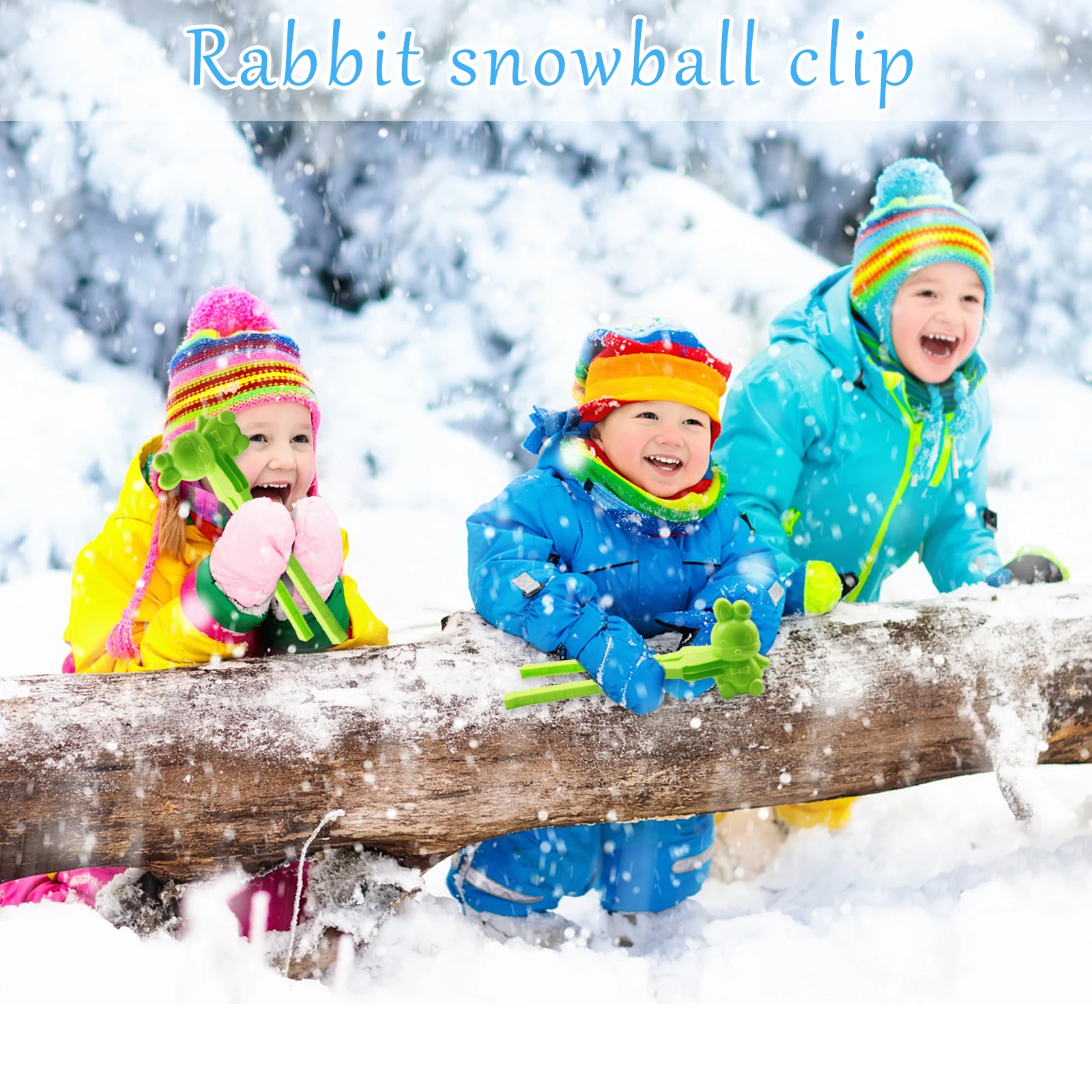 

Bunny-shaped DIY Snow Balls Model Clamps for Adults Children Unisex Plastic Snowball Mould Toy Outdoor Winter Snow Play Toys