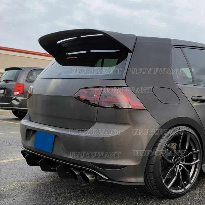 Стайлинг автомобиля для Volkswagen VW GOLF 7 MK7 MK7.5 (не GTI R) спойлер 2014-Up FRP/углеродное