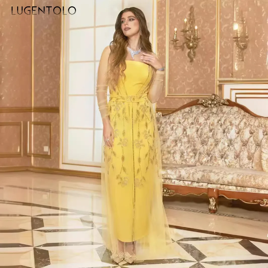 Женское элегантное платье-кафтан платье популярный стиль бриллиантовый