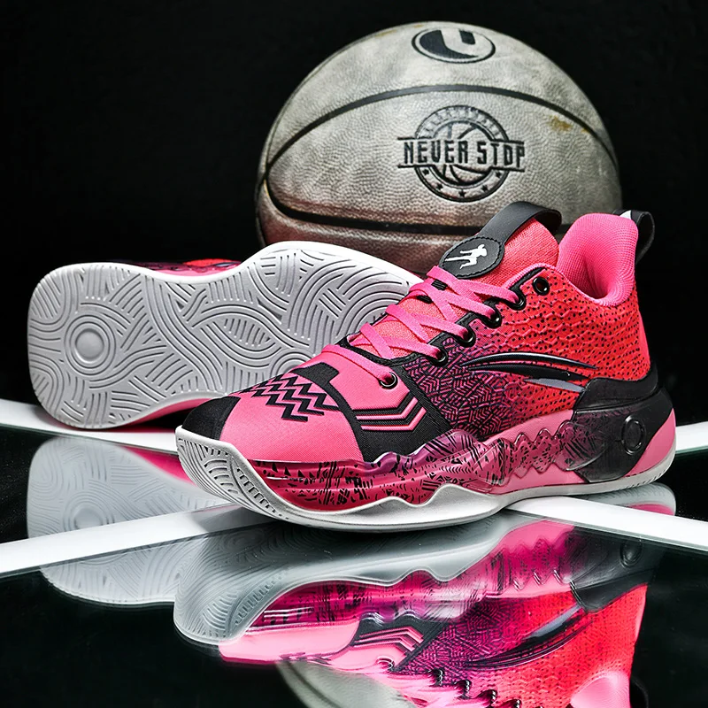 QNX-246 профессиональные мужские баскетбольные кроссовки носимые спортивные для