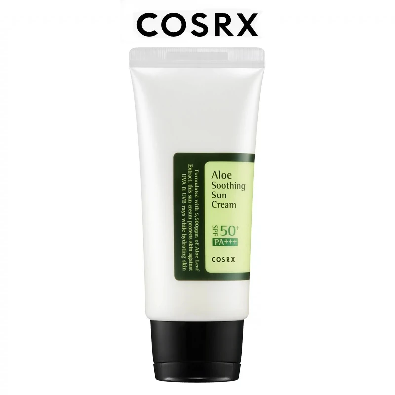 

Cosrx Aloe Soothing SPF50 Sunscreen UV Protection Isolation Moisturizing Refreshing Lotion Non-greasy Acne Sensitive Skin Cream