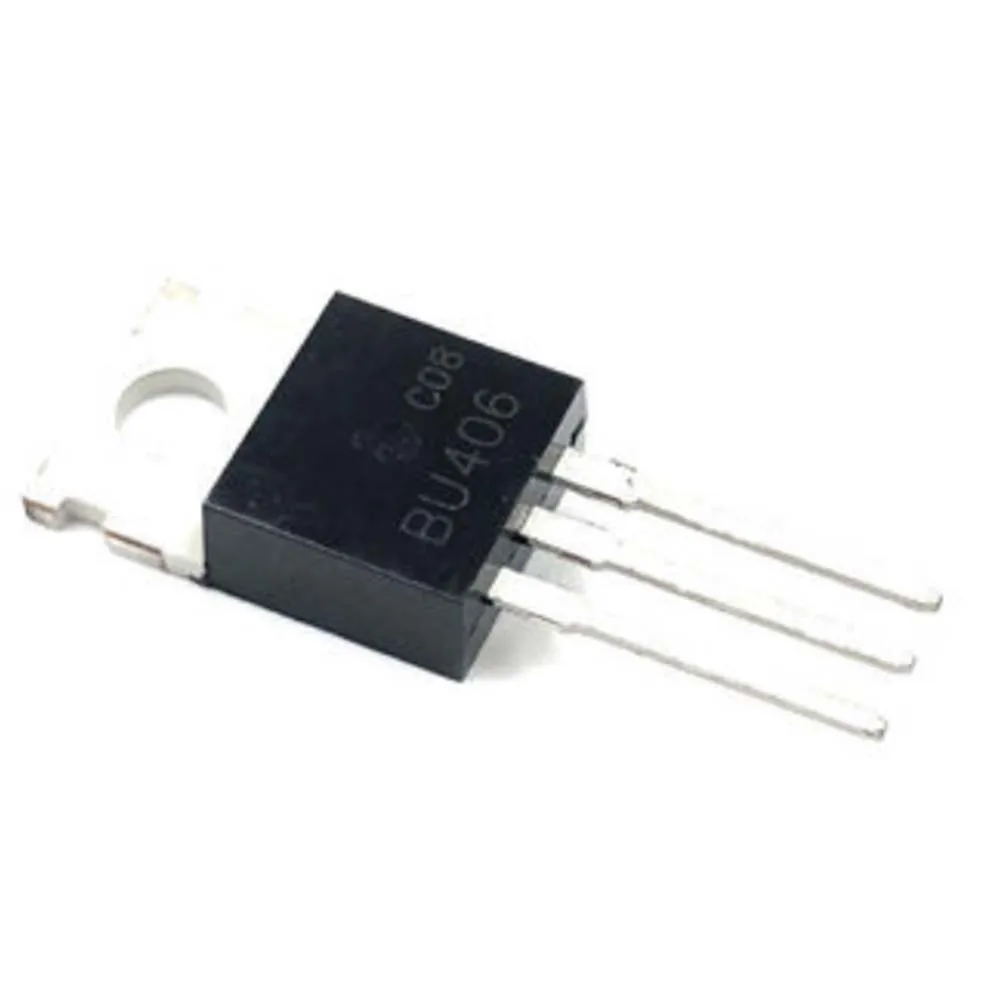 

10 шт./лот Новый коммутационный транзистор BU406 TO-220 SILICON NPN