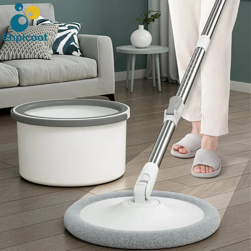 

New Floor Mop Household Cleaning Tools Accessories Home Supplies Essentials Rag Gadgets Sweeper Bucket Spin Products Rotating