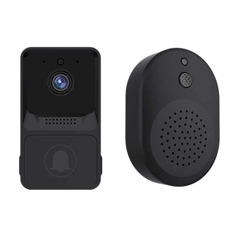 

OFBK Wireless WiFi Video Doorbell Smart-Phone Camera Door Bell-Ring Intercom Security