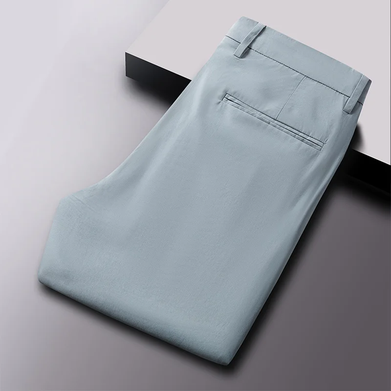 

Костюм брючный мужской классический из вискозы, приталенный повседневный деловой костюм, штаны для офиса, уличная одежда, лето 2022