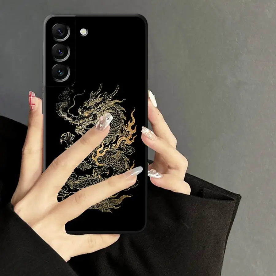 Фото Чехол Golden Fire Dragon для Samsung Galaxy A25 A16 A73 A51 A52 A36 A37 A23 A05 A53 A17 A57 A15 A55 A06 A12 A41 A13 №5