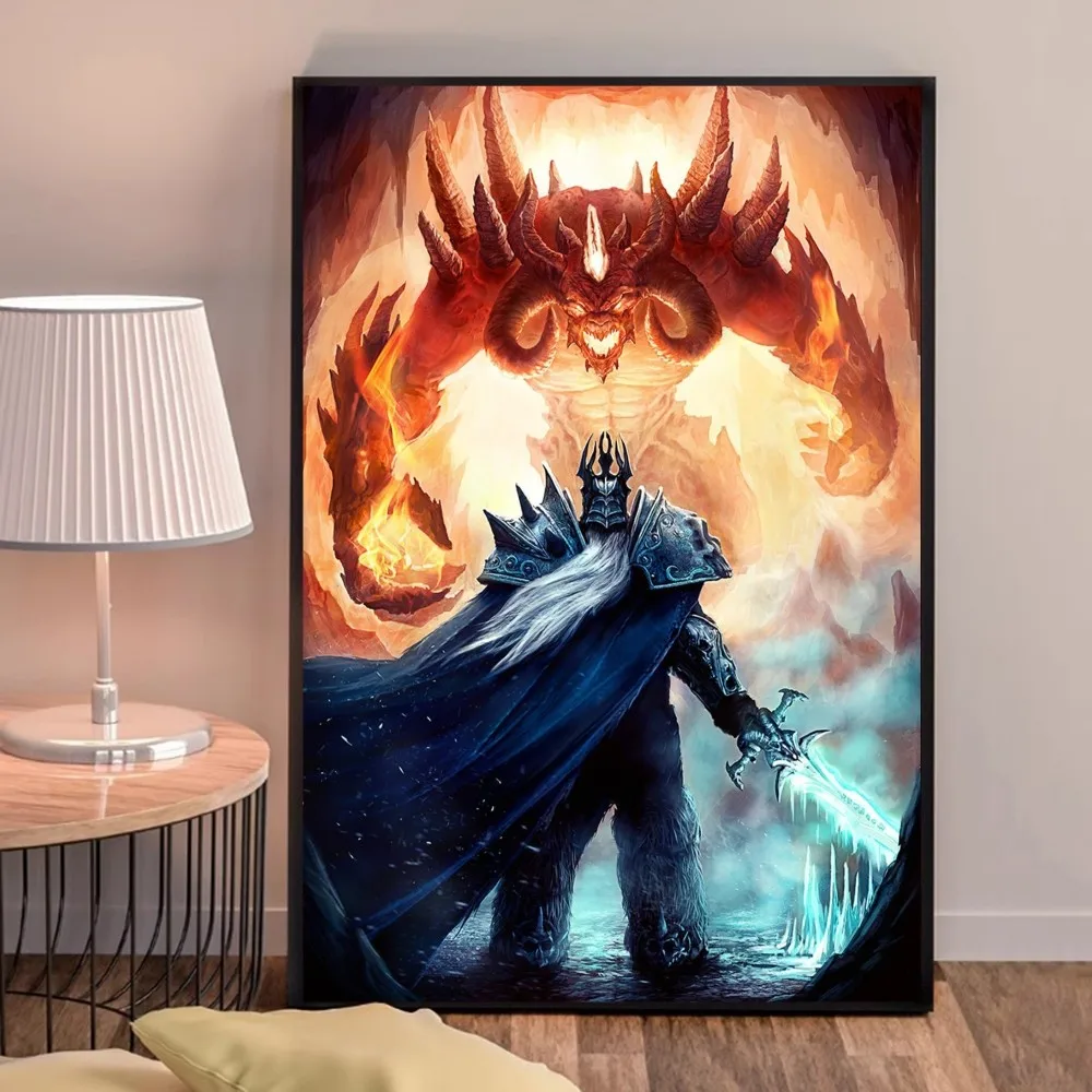 Игровой плакат World of Warcraft высококачественные принты и плакаты высокого качества