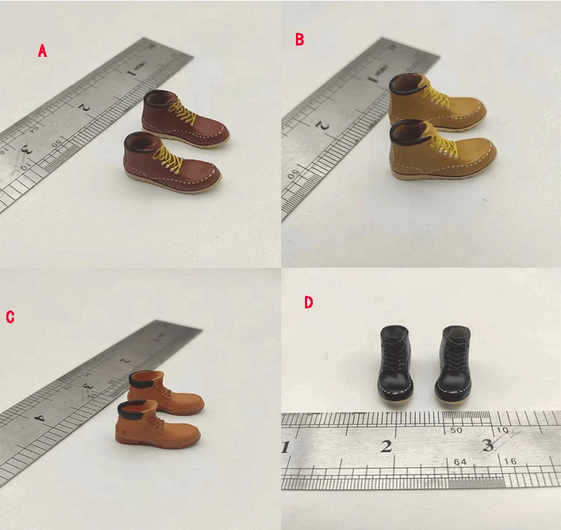 

J3-5 1/12 Scale Sodier Accessories Multi-Colored Shoes Boots Model for 6'' Figure