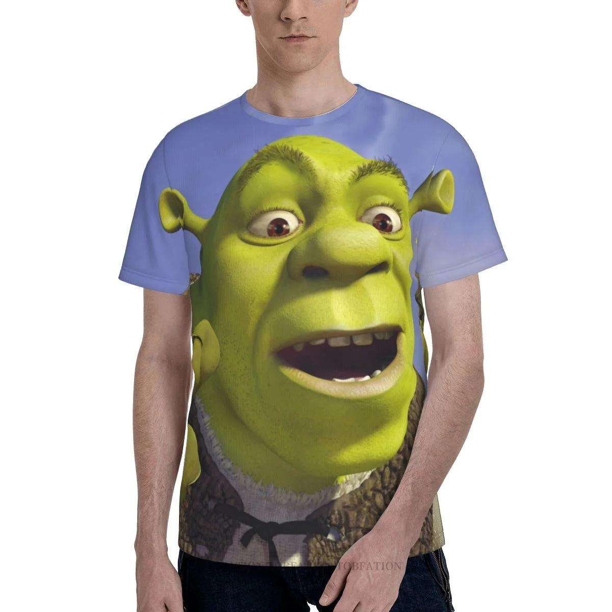 

Meme Shrek Film 3D Print Polyester T-shirt Men Women Gym Short Sleeve TShirt Harajuku Streetwear Oversized Tops